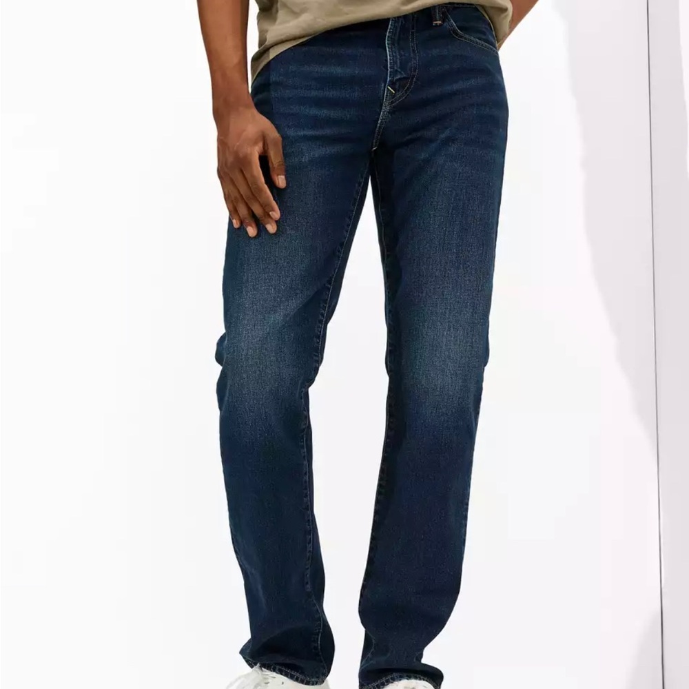 Men’s American Eagle Original Straight Leg Jeans - Picture 1 of 7